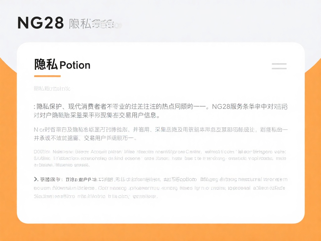 深入解读NG28服务条款的重要细节 隐私政策说明:隐私保护是现代消费者最为关注的热点议